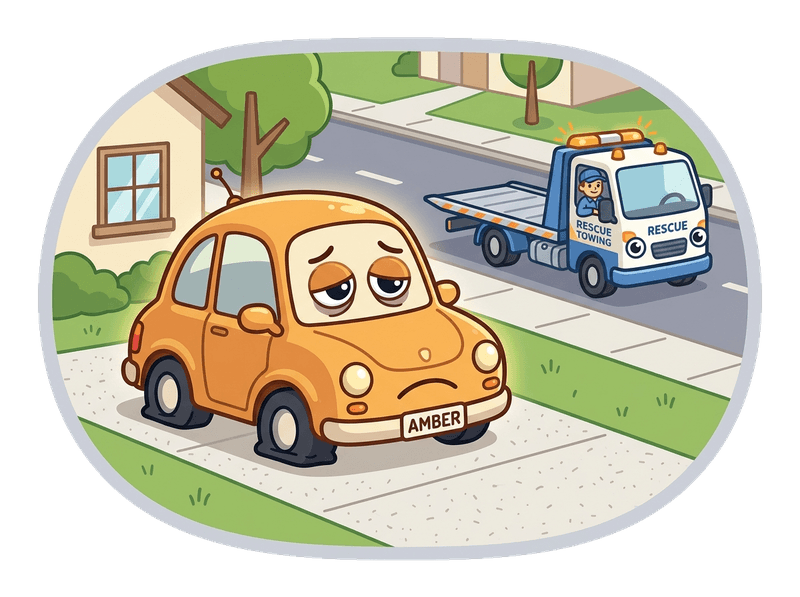 Illustration of non-runner collection service by Scrap Car Streatham